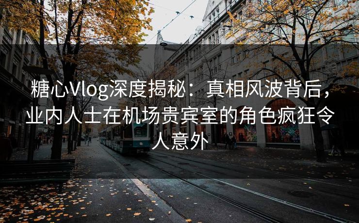 糖心Vlog深度揭秘：真相风波背后，业内人士在机场贵宾室的角色疯狂令人意外